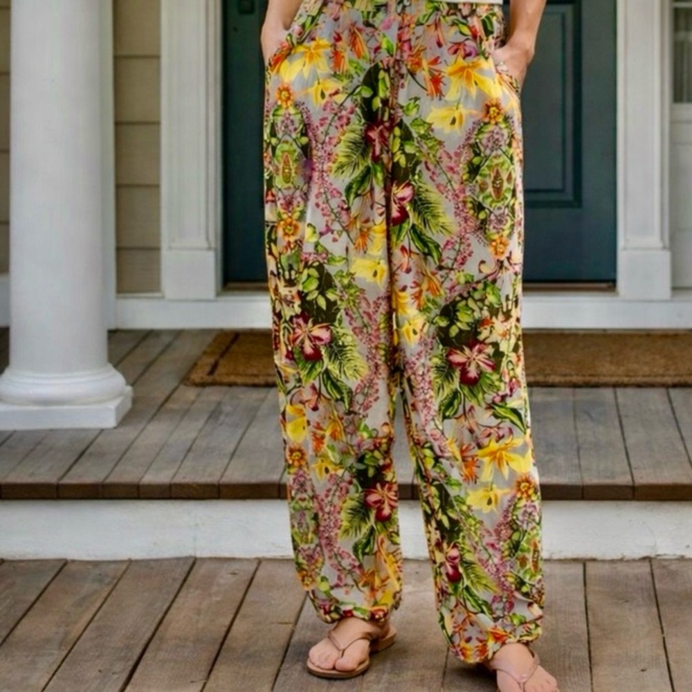Astr Vibrant Floral pants